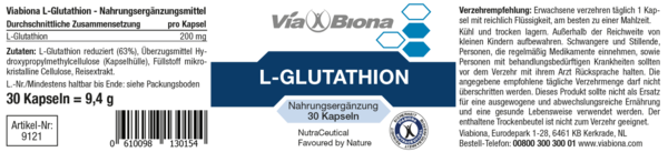 L-GLUTATHION 30 Tabletten
