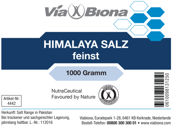 HIMALAYA-SALZ FEINST 1000 gramm